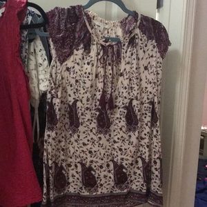 LUCKY BRAND paisley top